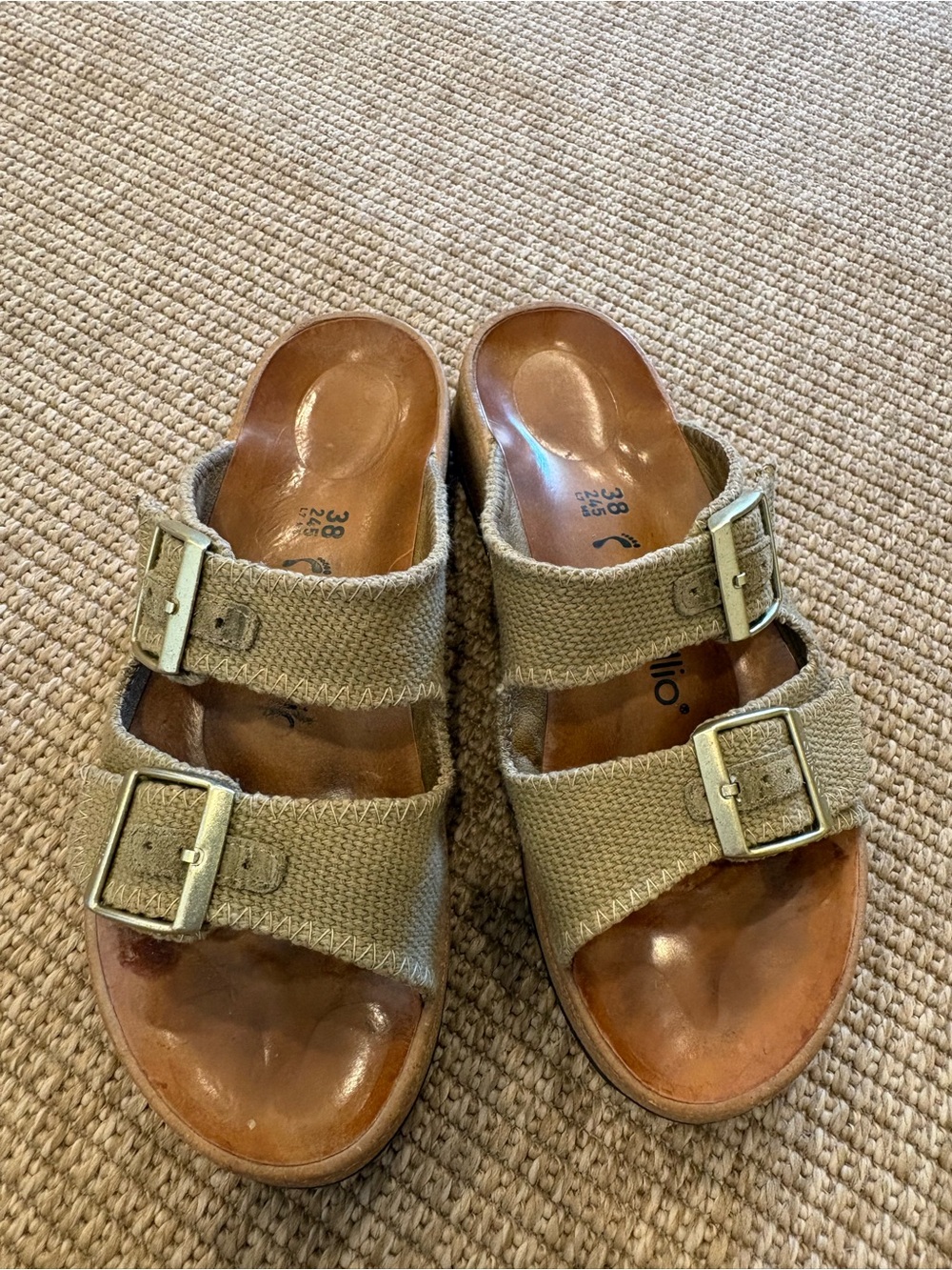 Birkenstock Papillio Double-Buckle Slide Sandals